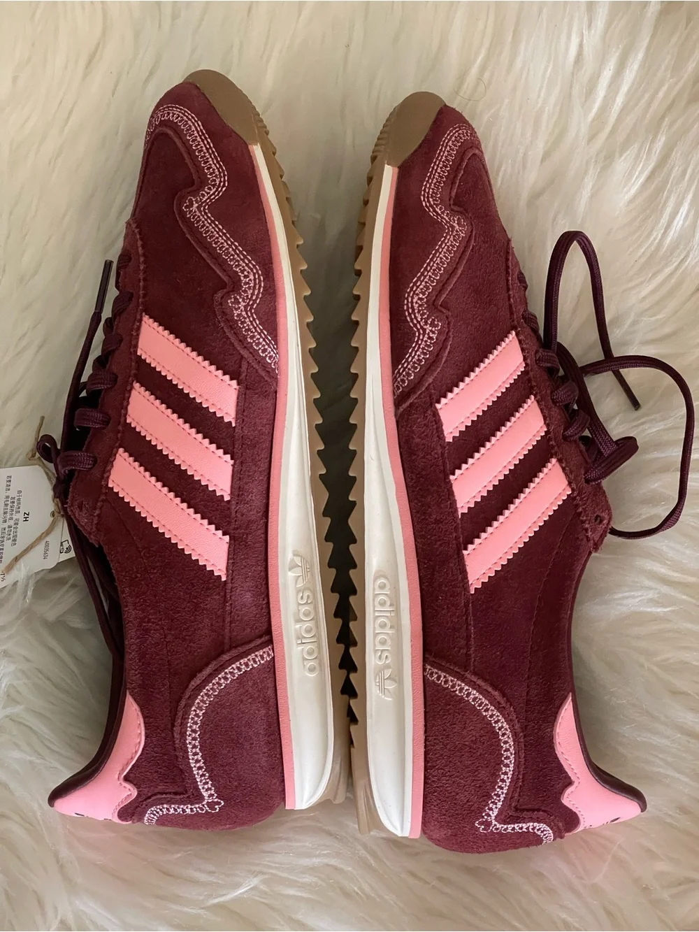 Adidas SL72 OG Pink Spark Valentines Day Shoes IH6684 Womens Size 9 NIB No Lid